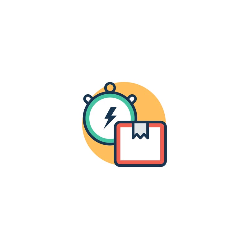 دانلود طرح آیکون ارسال سریع