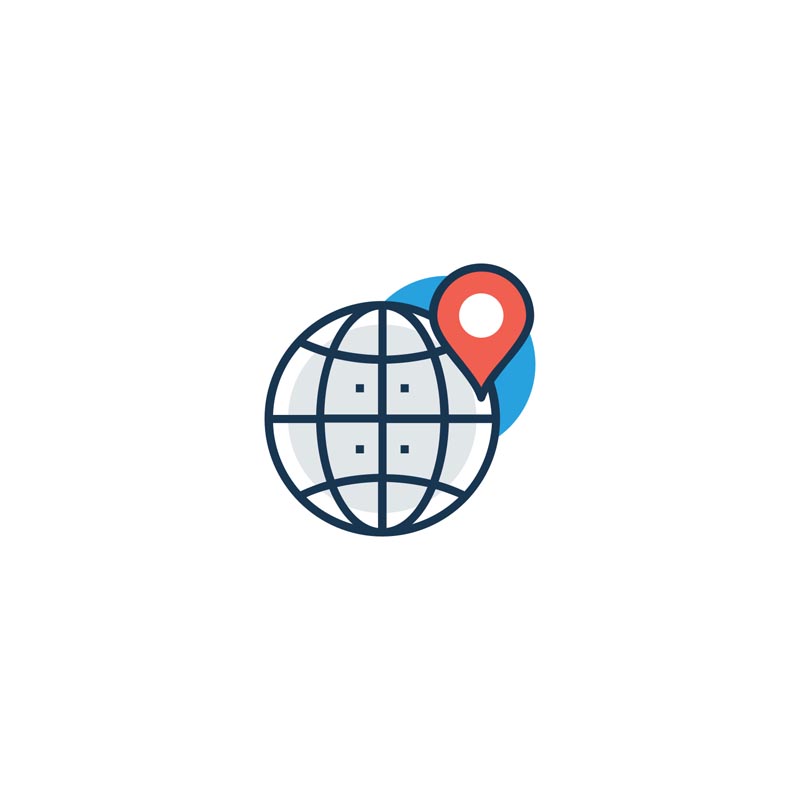 دانلود طرح آیکون لوکیشن آنلاین