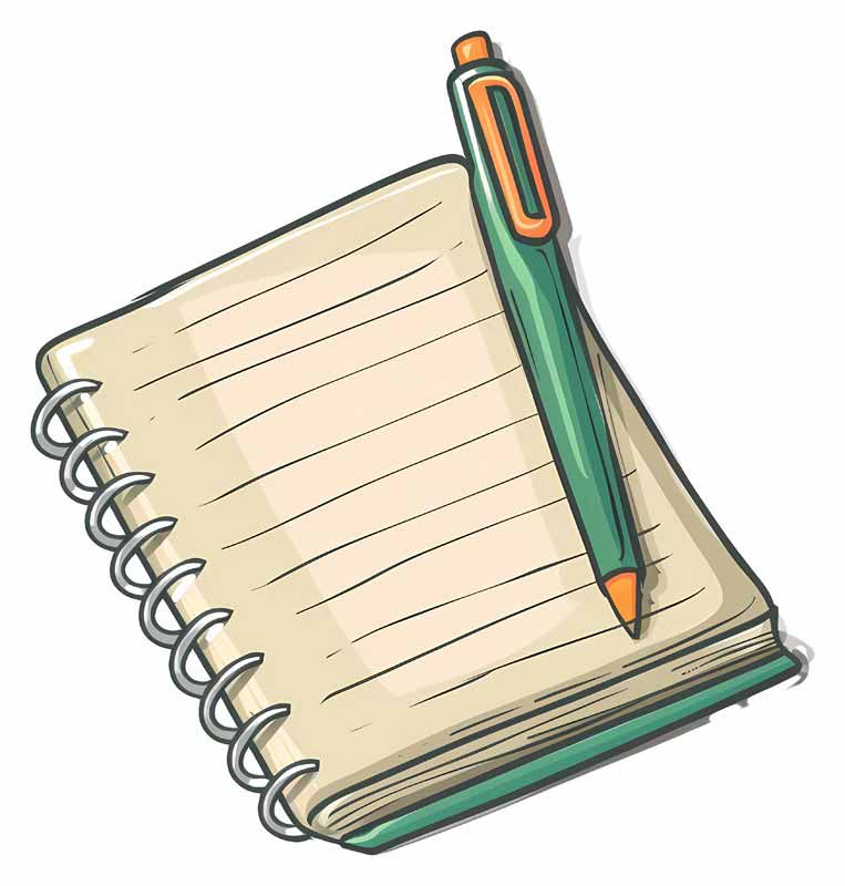 دانلود طرح دفتر و خودکار