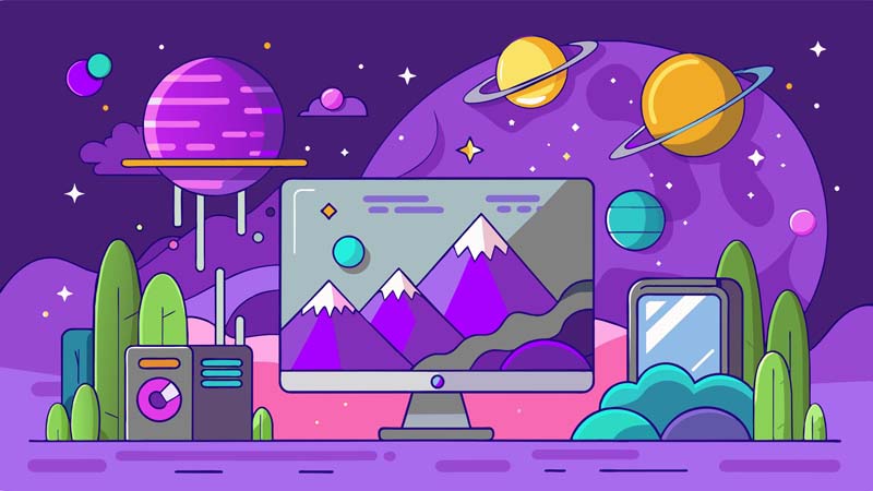 پس زمینه لایه باز اجرام آسمانی