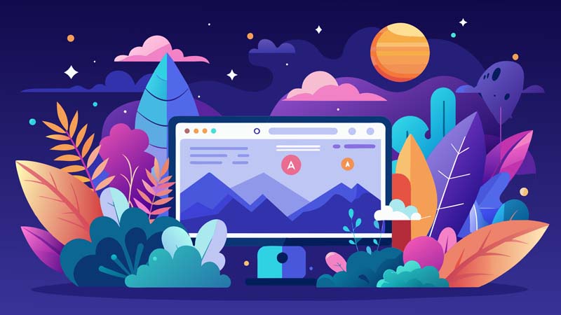 پس زمینه لایه باز صفحه مجازی