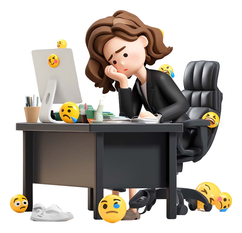 دانلود طرح خانم کارمند ناراحت