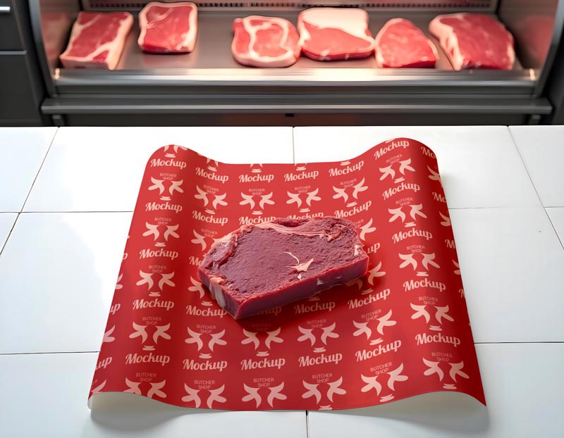 دانلود موکاپ کاغذ گوشت