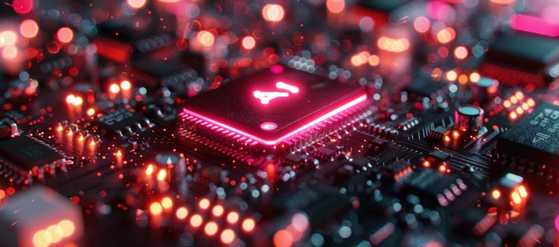 عکس cpu هوشمند روی مدار