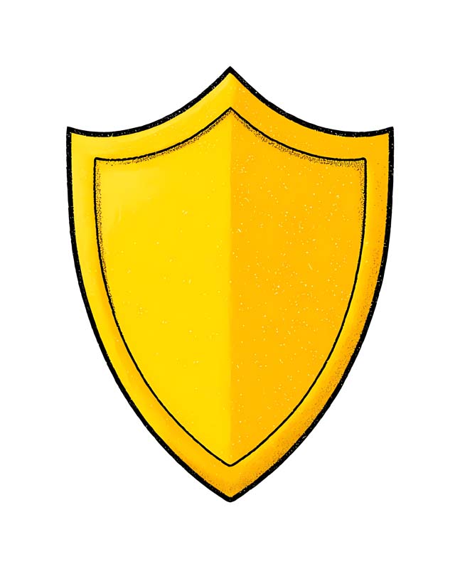 طرح باکیفیت سپر زرد