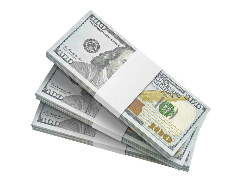 دانلود طرح گرافیکی از سه بسته دلار