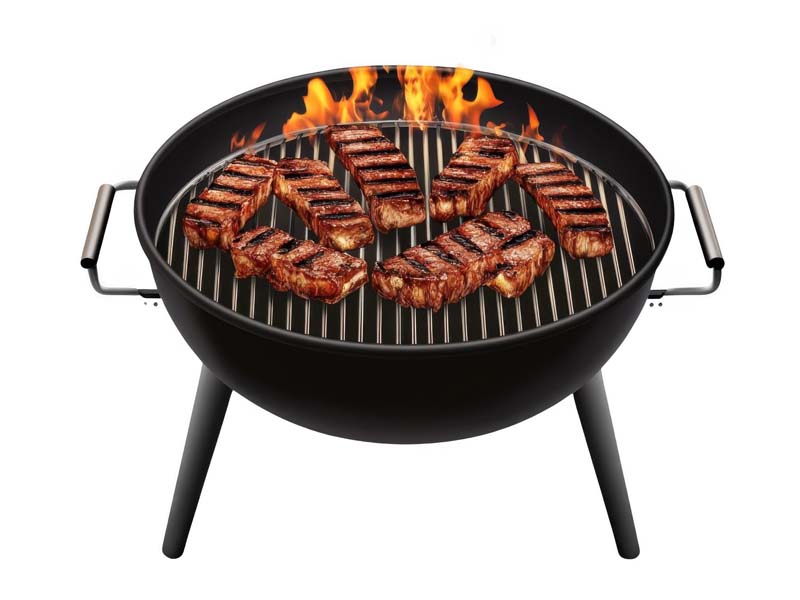 دانلود طرح گرافیکی از باربیکیو و استیک