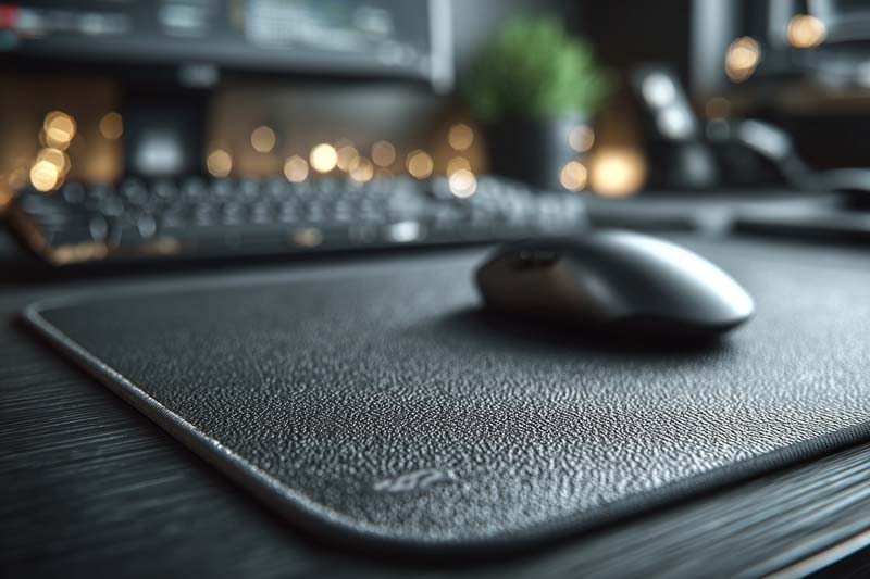 عکس لارج فرمت ماوس با پد سیاه