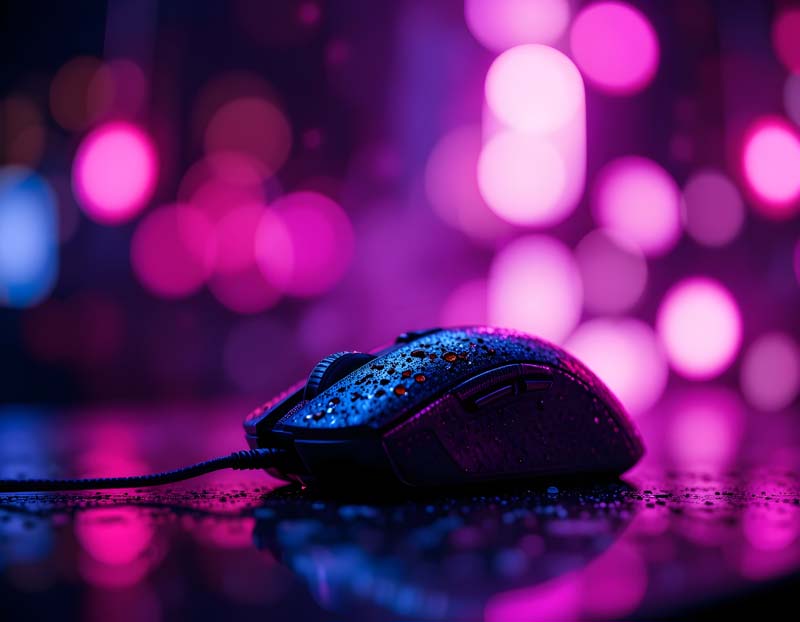 عکس لارج فرمت ماوس خیس