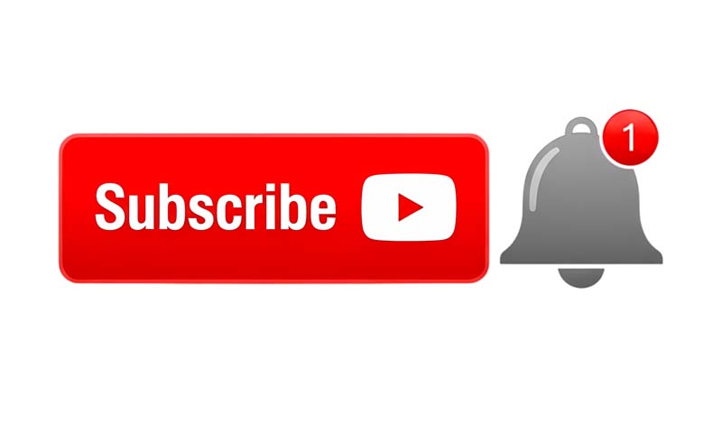 دانلود آیکون سابسکرایب با زنگوله طوسی