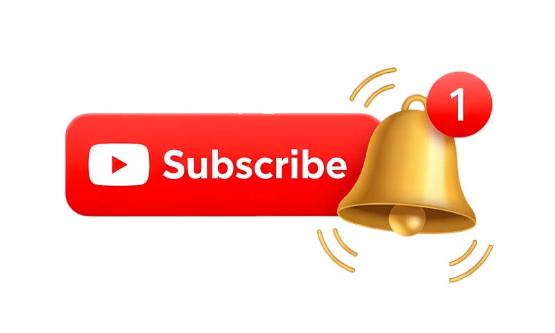 دانلود آیکون یوتیوب و زنگوله طلایی