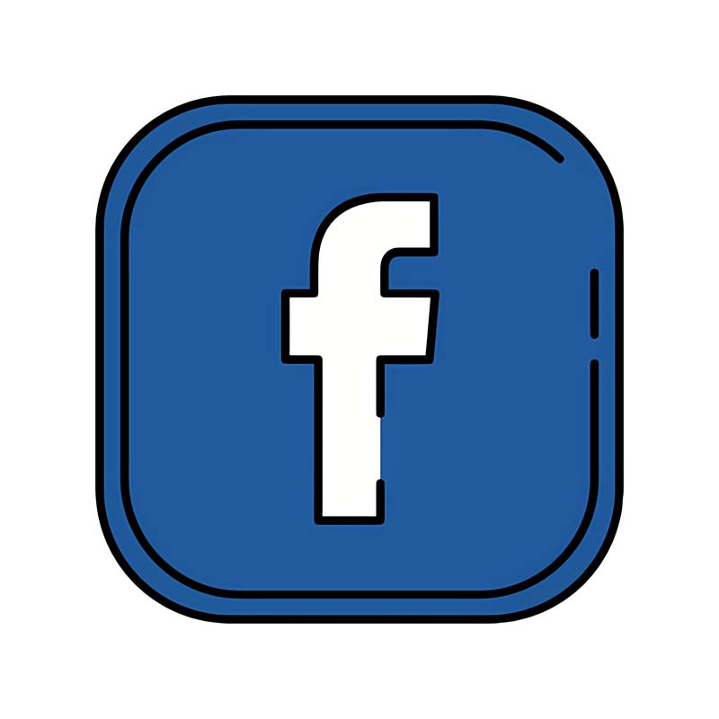 آیکون فیسبوک مربع