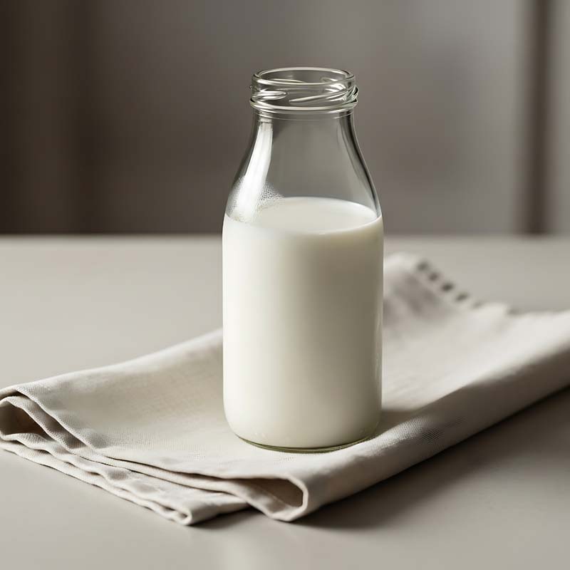 عکس زیبا از شیشه شیر سر خالی