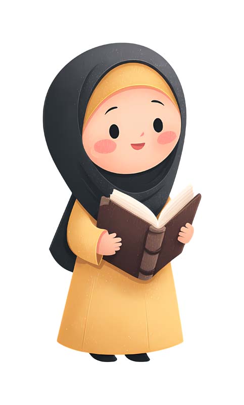دانلود طرح زیبای گرافیکی قرائت قران توسط دختر