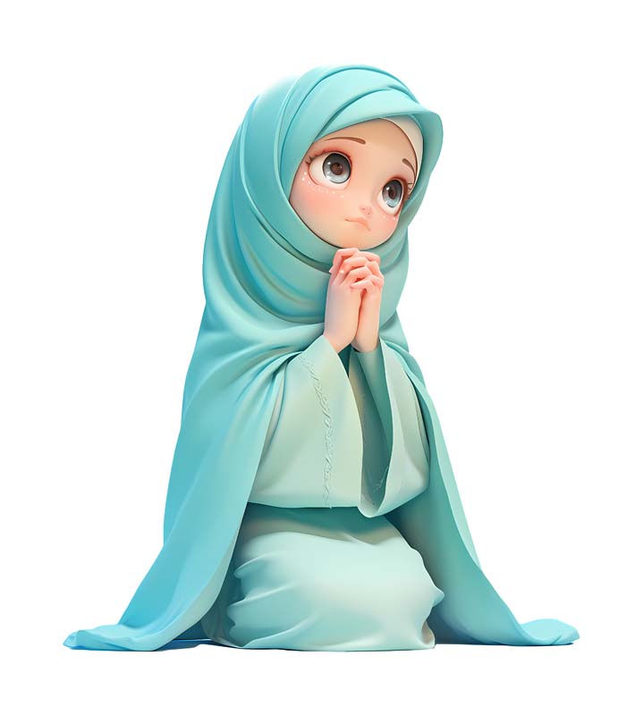 دانلود طرح زیبای گرافیکی دختر با لباس سبز