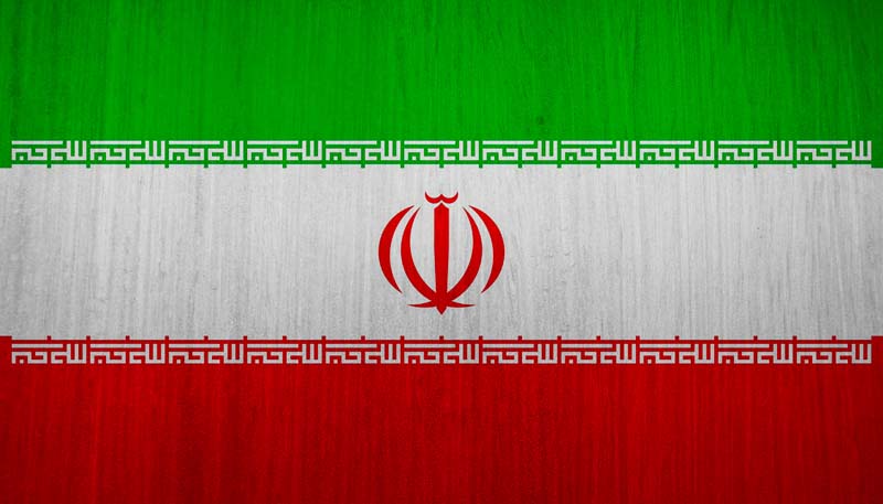 تصویر با کیفیت پرچم ایران با خطوط عمودی