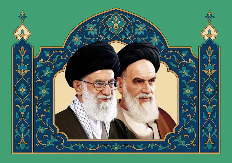 دانلود طرح لایه باز امام خمینی و حضرت خامنه ای