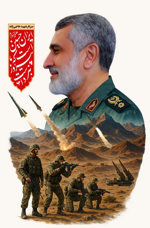 دانلود طرح لایه باز سردار شهید حاجی زاده