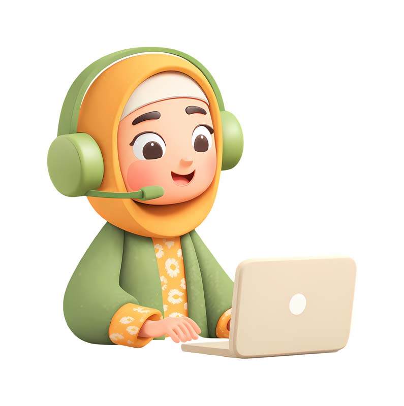 دانلود طرح خانم اپراتور با حجاب
