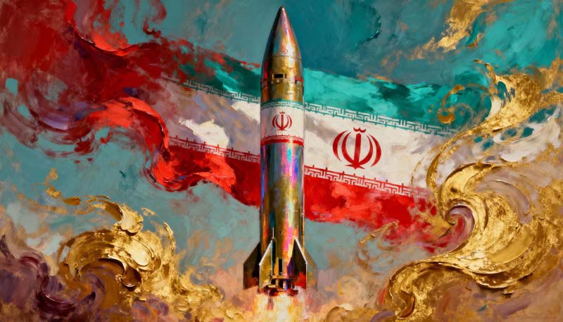 دانلود تصویر هنری موشک هایپرسونیک