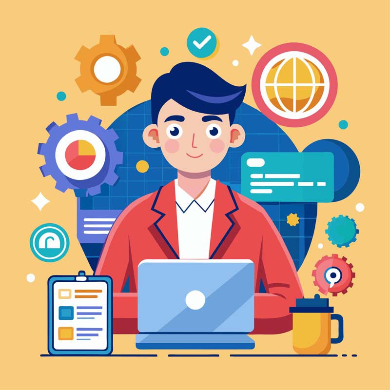 دانلود وکتور مفهومی کسب و کار اینترنتی
