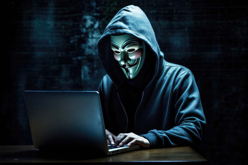 دانلود تصویر با کیفیت هکر جهانی با ماسک