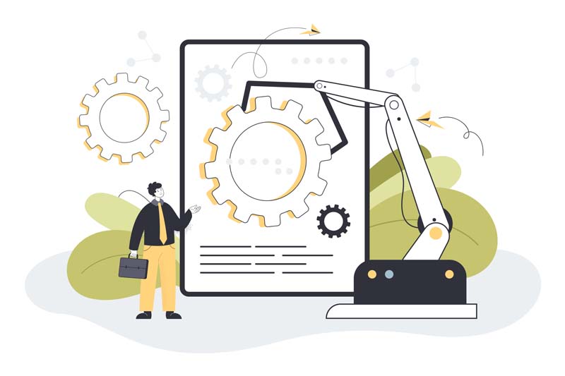 دانلود وکتور مفهومی تنظیمات صنعتی