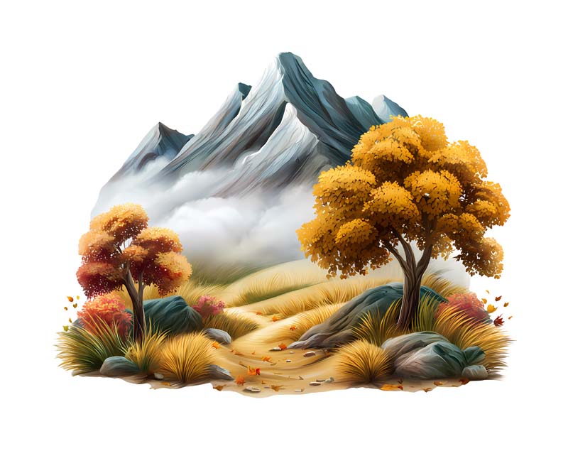 دانلود طرح کوهستان پاییزی
