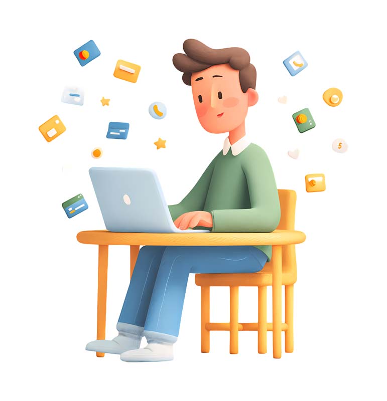 دانلود طرح خرید اینترنتی با لپ تاپ