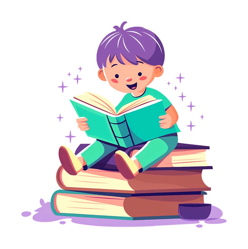 دانلود طرح کتاب خواندن کودک