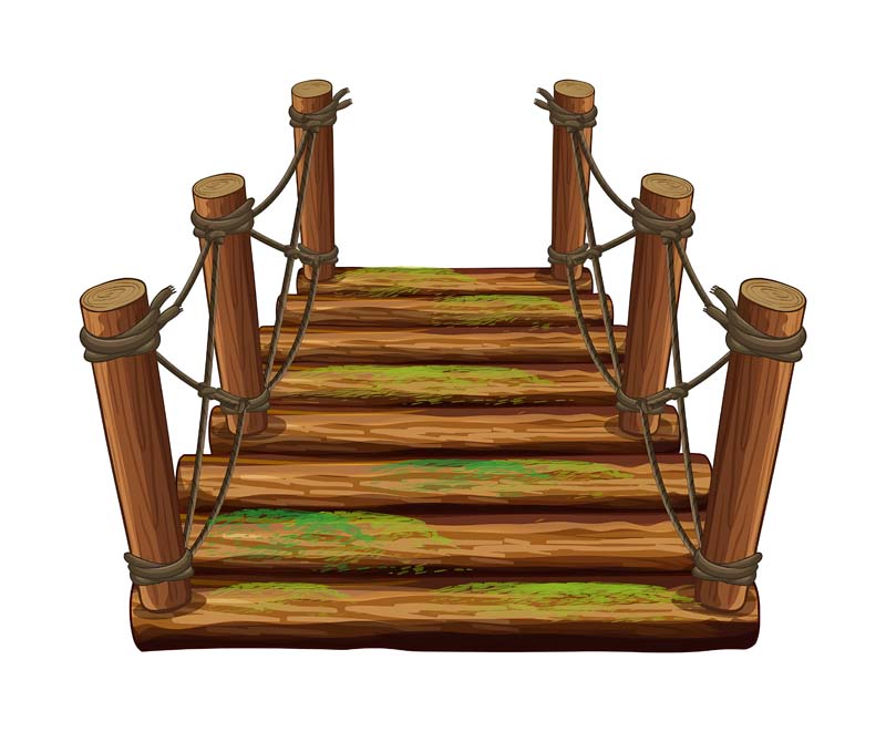 دانلود طرح پل چوبی
