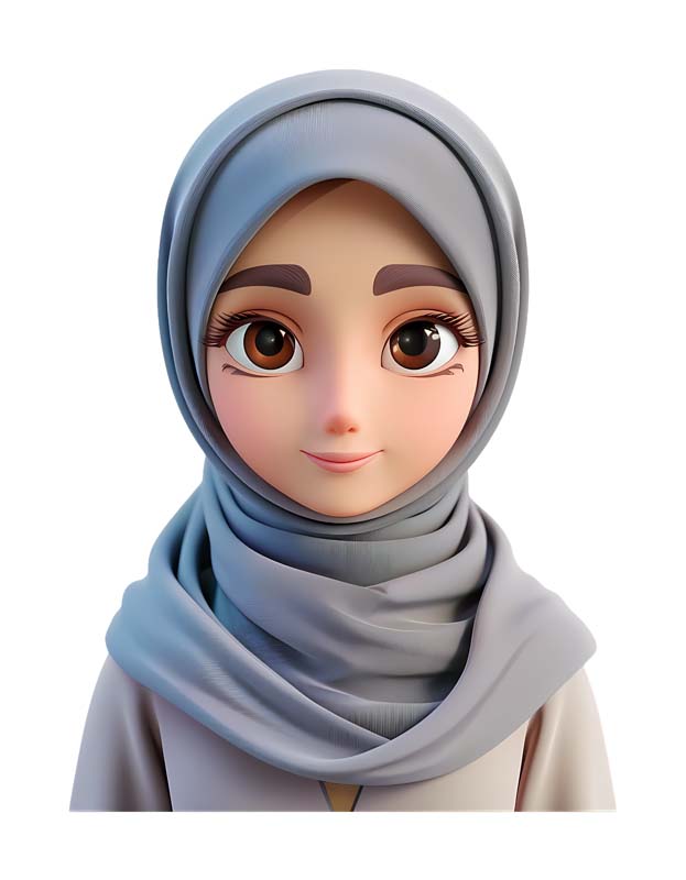 دانلود طرح دختر خانم با حجاب