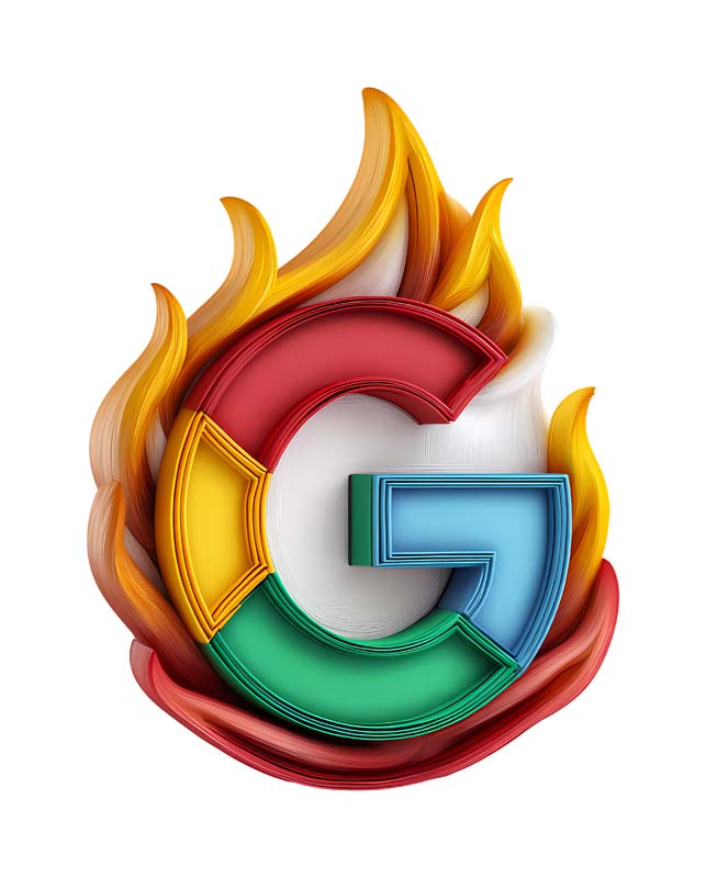 دانلود طرح حرف G آتشین