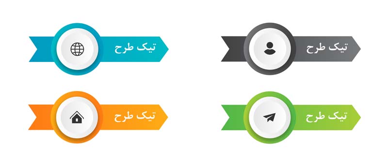 دانلود طرح لایه باز آیکون های رنگی تماس