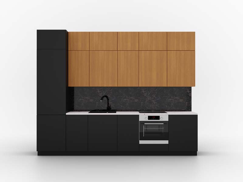 دانلود طرح کابینت مشکی و قهوه ای