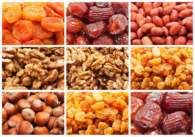 دانلود تصویر باکیفیت مجموعه آجیل و خشکبار