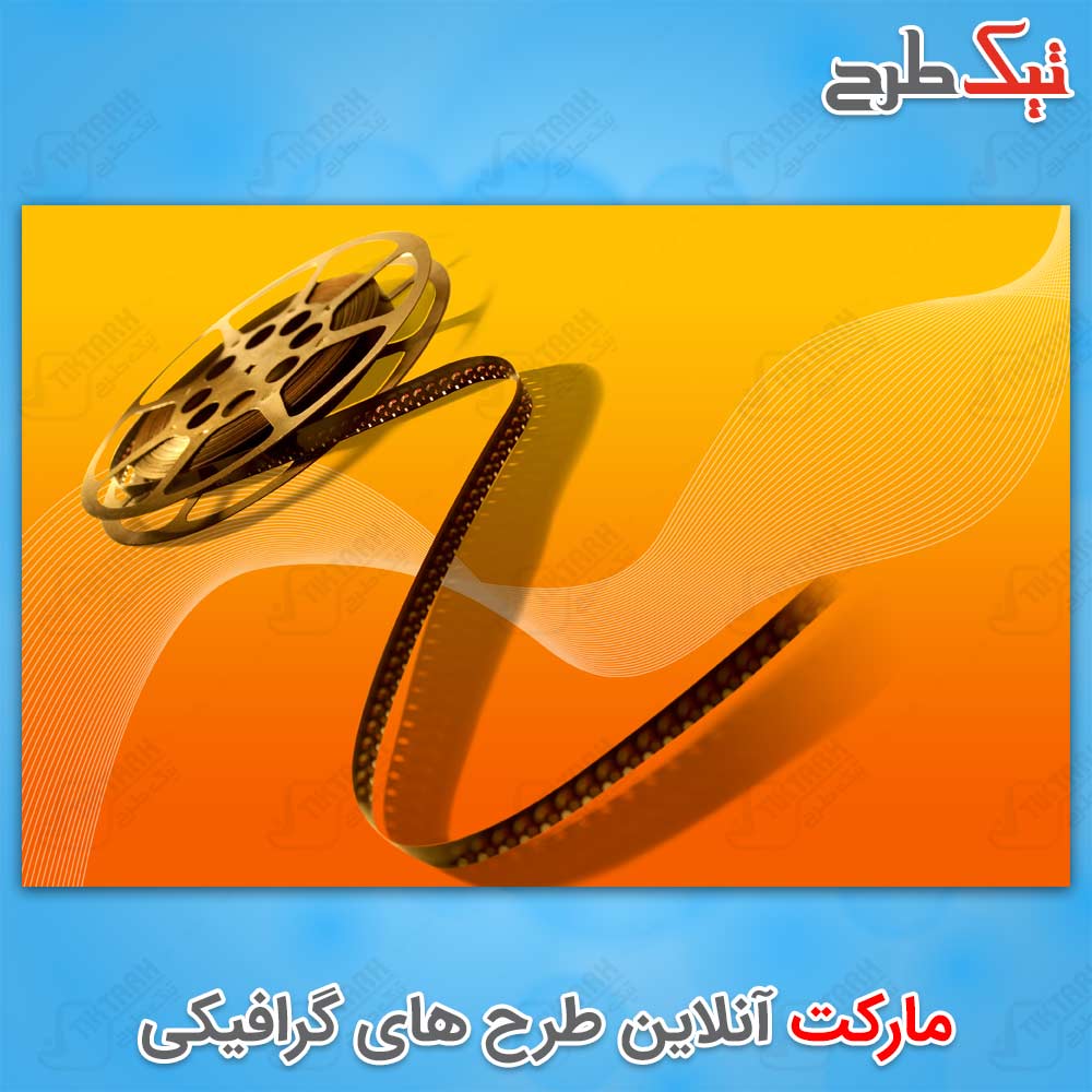 دانلود پس زمینه گرافیکی با طرح نگاتیو فیلم