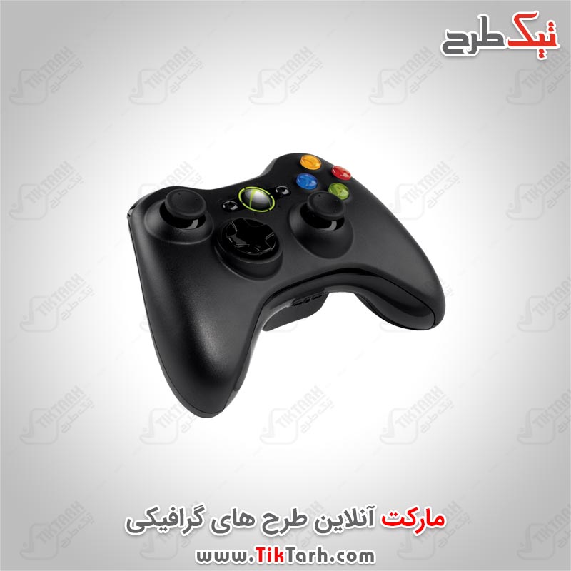 دانلود طرح لایه باز دسته XBOX 360