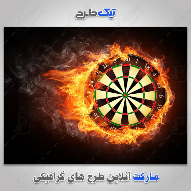 دانلود تصویر دارت آتشین