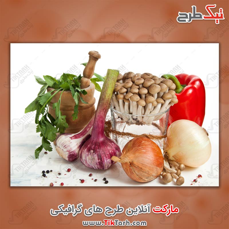 دانلود عکس سیر و پیاز