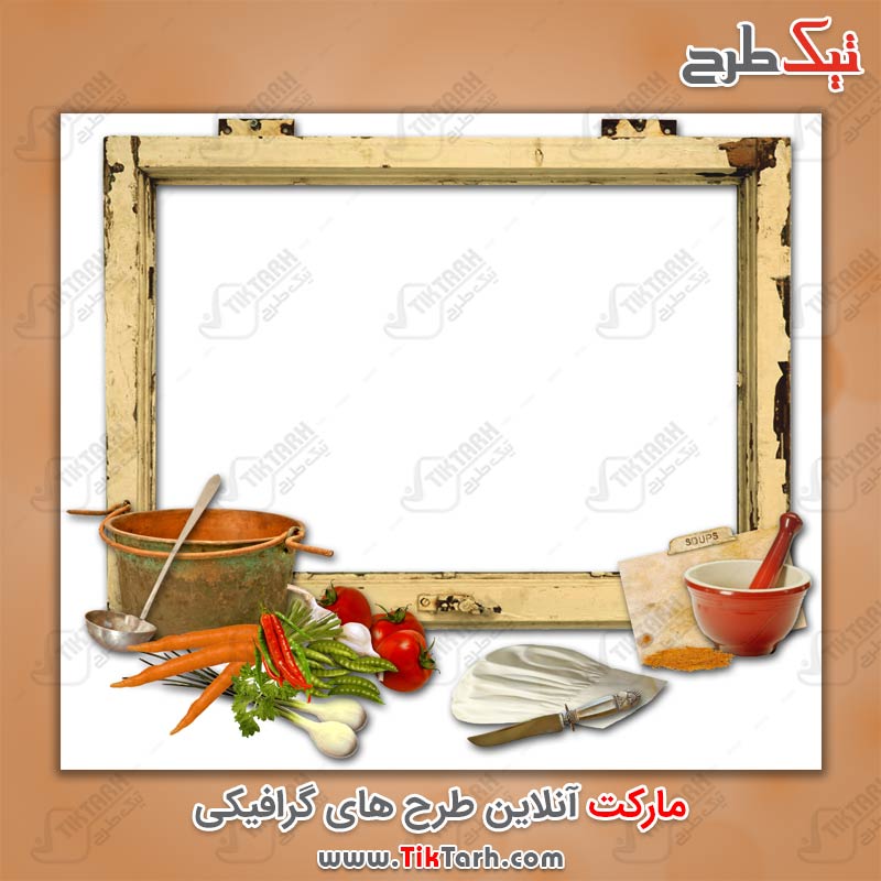 عکس گرافیکی تابلو عکس با صیفی جات