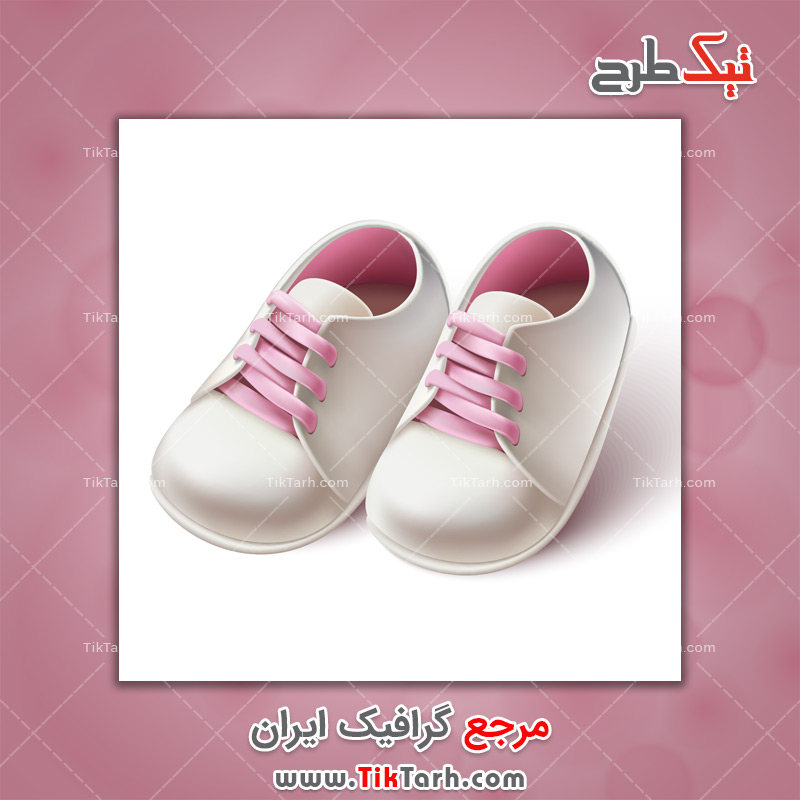 دانلود طرح لایه باز کفش بچه گانه