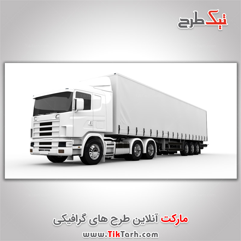 دانلود عکس گرافیکی با کیفیت کامیون مرسدس بنز