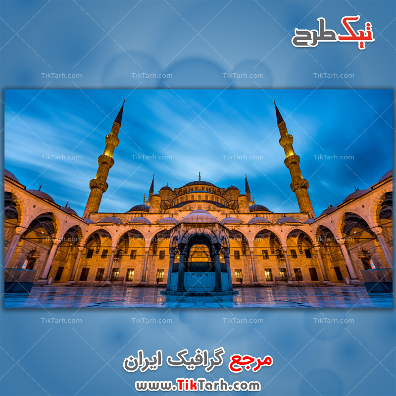 دانلود تصویر لارج فرمت مسجد آبی استانبول