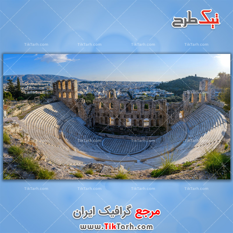 دانلود تصویر لارج فرمت پرستشگاه پارتنون آکروپولیس آتن