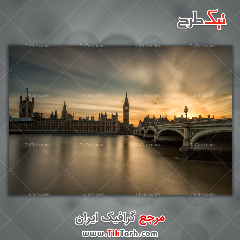 دانلود تصویر لارج فرمت برج ساعت لندن