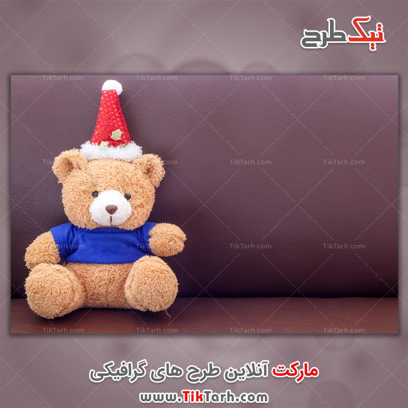 عکس لارج فرمت خرس عروسکی قهوه ای