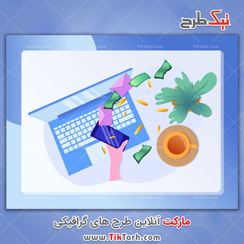 دانلود وکتور مفهومی کسب و کار اینترنتی