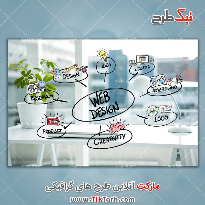 دانلود تصویر با کیفیت استراتژی طراحی وب