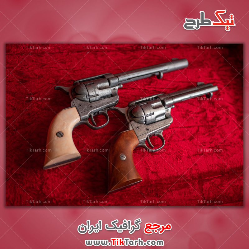 دانلود عکس با کیفیت تفنگ هفت تیر